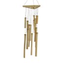 Ver imagem 1 de Mensageiro Sino Dos Ventos 50cm Triângulo Médio Bambu