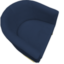 Ver imagem 3 de Kit 04 Poltronas Paola Sued Azul Marinho - D'Classe Decor