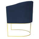 Ver imagem 4 de Kit 04 Poltronas Paola Sued Azul Marinho - D'Classe Decor