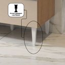 Ver imagem 7 de Balcão Gabinete Pia 1,80m Maceió Bymadero Amêndoa / Off White – 4 Portas 2 Gavetas + 1 Gavetão