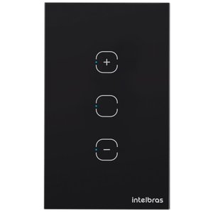 Interruptor Dimmer Smart Wi-Fi Touch 1 Tecla EWS 1101 Preto Intelbras