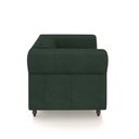 Ver imagem 7 de Poltrona Decorativa Sala de Estar Stanford Chesterfield Pés de Madeira Couro Verde G58 - Gran Belo