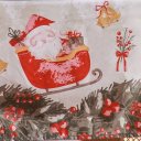 Ver imagem 2 de Trilho de Mesa Facile Natalina 40x140cm 100% Poliéster Noel Trenó