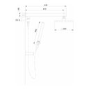 Ver imagem 2 de Ducha Chuveiro Slim 20x20 com Desviador Gold Dourado Quadrada Metal Wj-kts-20-q-gd Jiwi