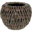 Ver imagem 1 de Vaso Decorativo Enfeite Casa Cerâmica 13x17x17cm Verde