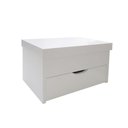 Ver imagem 3 de Porta Maquiagem Caixa Organizadora Com Espelho Branco Laca