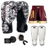 Kit Boxe Muay Thai Fheras Top Caveira Branca (03003448) - 7