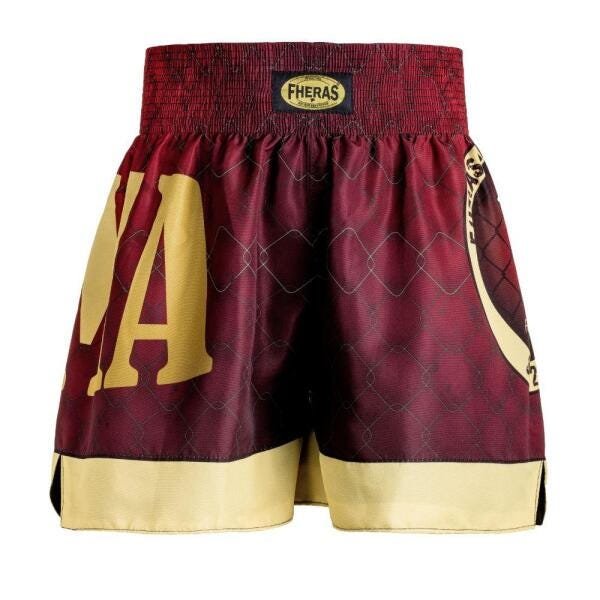 Kit Boxe Muay Thai Fheras Top Caveira Branca (03003448) - 4