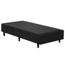 Ver imagem 1 de Cama Box Solteiro Suede Sereneprime Preto 88x188x40