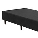 Ver imagem 5 de Cama Box Solteiro Suede Sereneprime Preto 88x188x40