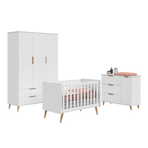 Quarto Infantil Livia Nature Branco