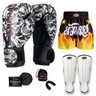 Kit Boxe Muay Thai Fheras Top Caveira Branca (03003451) - 7