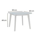 Ver imagem 3 de Mesa Infantil em Madeira Maciça Sofia Azul