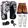 Kit Boxe Muay Thai Fheras Top Caveira Branca (03003452) - 1