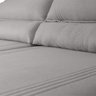 Sofá Retrátil Reclinável 2,30m Nivus Cinza c/ Molas Ensacadas - King House - 9