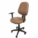 Ver imagem 2 de Cadeira Escritório Executiva Office Giratória Work NR17 Ergonômica Braços Ajuste Encosto e Altura