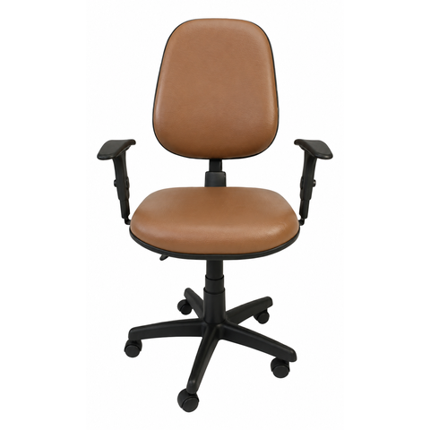 Cadeira Escritório Executiva Office Giratória Work NR17 Ergonômica Braços Ajuste Encosto e Altura