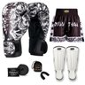 Kit Boxe Muay Thai Fheras Top Caveira Branca (03003454) - 6