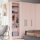 Ver imagem 6 de Modulado para Quarto 217cm x 46cm Infinity Rosa/Blush