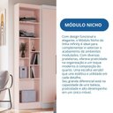 Ver imagem 5 de Modulado para Quarto 217cm x 46cm Infinity Rosa/Blush