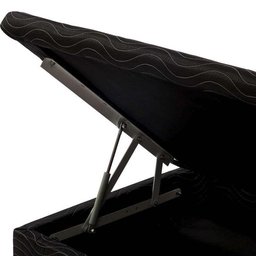 Base Baú Ortobom Solteiro Physical Preto 88x188x25 - 3 Base Baú Ortobom Solteiro Physical Preto 88x188x25 - 3