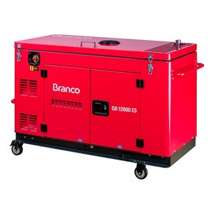 Gerador À Diesel Branco Bd-12000 Es 110/220v