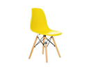 Ver imagem 1 de Cadeira de Jantar Eames na Cor Amarelo Base Madeira Eiffel Sala Cozinha