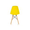 Ver imagem 3 de Cadeira de Jantar Eames na Cor Amarelo Base Madeira Eiffel Sala Cozinha
