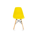 Ver imagem 2 de Cadeira de Jantar Eames na Cor Amarelo Base Madeira Eiffel Sala Cozinha