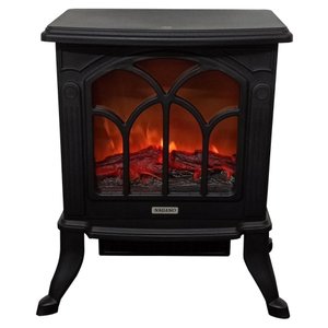 Aquecedor Elétrico Lareira Retrô Chama 3d - 110v