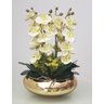 ARRANJO BUQUE DE FLORES ARTIFICIAL ORQUÍDEAS E VASO 9473 - 4