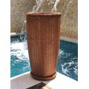 Ver imagem 4 de Vaso Coluna Fibra Sintética Indiana Alto Padrão 92cm Grande