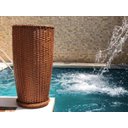 Ver imagem 3 de Vaso Coluna Fibra Sintética Indiana Alto Padrão 92cm Grande