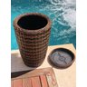 Vaso Coluna Fibra Sintética Alto Padrão 56cm Médio - 7