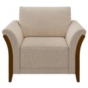 Ver mais imagens de Conjunto Decorativo Poltrona e Sofá 222cm Market Linho Cru - Gran Belo