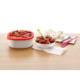 Fondue de silicone Choco Lékué branco 600 ml - 6