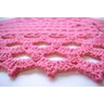Tapete Rosa Feito em Crochê Oval 0,50 x 0,40 - 3