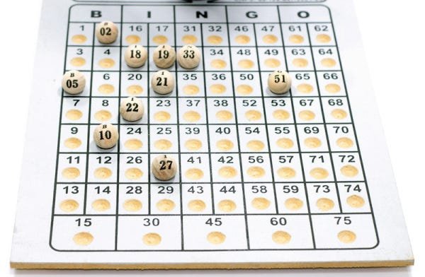 Jogo de Bolas Nº 1 Para Bingo De 1 a 75 Letradas E Numeradas