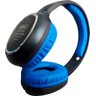 Fone Ouvido Bluetooth Mp3 Sem Fio Cartão Micro Sd Fm Azul - 1