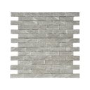 Ver imagem 1 de Revestimento Cimentício - Tijolinho Terrazzo Grigio 6x19cm Cinza