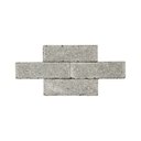 Ver imagem 3 de Revestimento Cimentício - Tijolinho Terrazzo Grigio 6x19cm Cinza