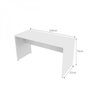 Conjunto Home Office com Escrivaninha, Estante Baixa e 3 Prateleiras Bramov - 4