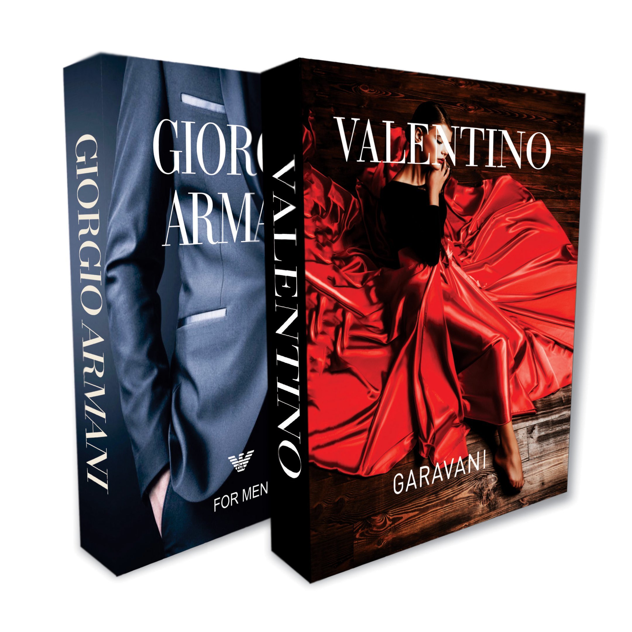 Caixas Livro Porta Objeto Decorativa Moda Armani/Valentino