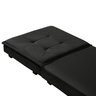 Puff Dobrável que Vira Colchão Cama Solteiro para Visitas Descanso Preto - 8