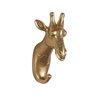 GANCHO PAREDE PORTA CHAVES CABIDEIRO EM RESINA GIRAFA:Dourado - 1