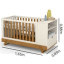 Ver imagem 7 de Berço Multifuncional Bkids Matic Off White/Freijó Eco Wood