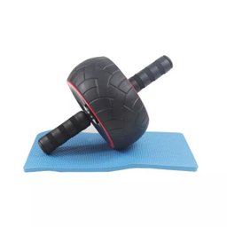 Roda Exercício Abdominal Rolo Abdomen + Tapete Profissional - 2