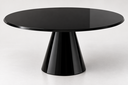 Ver imagem 3 de Mesa de Jantar Redonda 80cm em Laca Preta