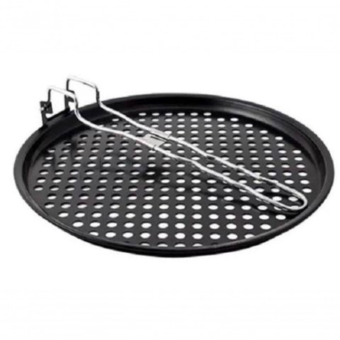 Grelha Pizza Grill para Churrasqueira em Inox Preto 65.5 Cm - Mimo Style - Ah20301