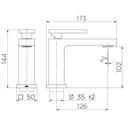 Ver imagem 3 de Torneira Lavatorio Docol New Edge Grafite Escovado 00925070